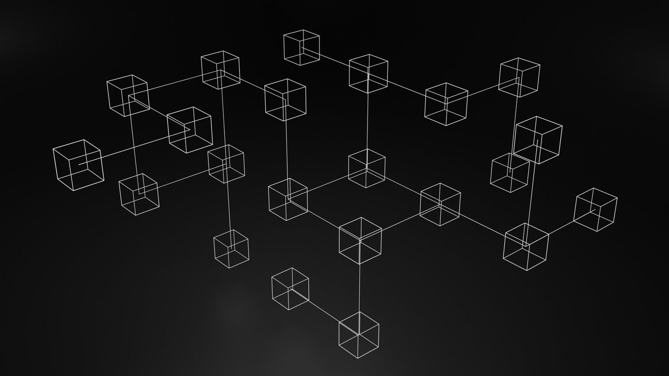 A 3D infographic depicting multiple hollow cubes connected together.